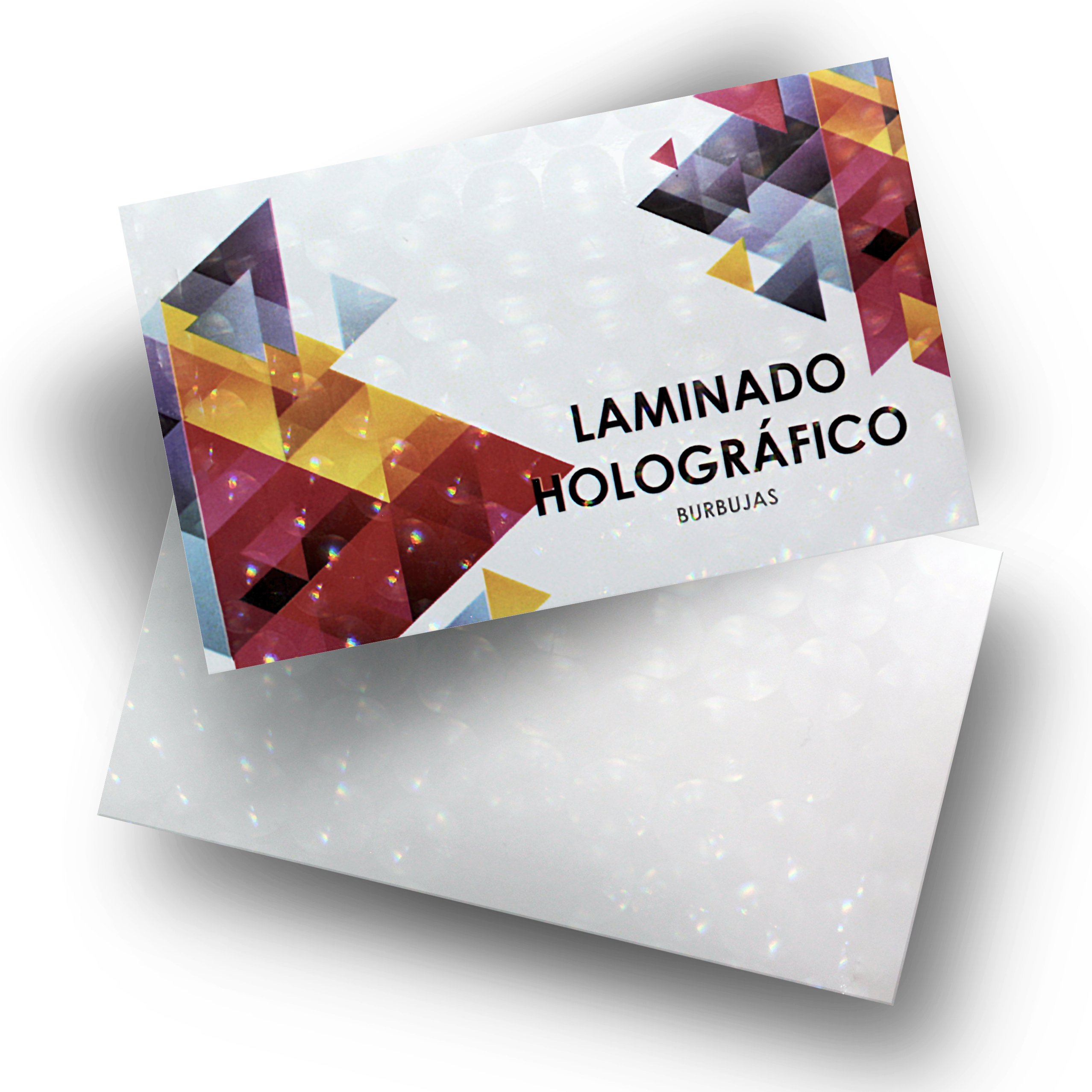 Laminado Holográfico Burbujas